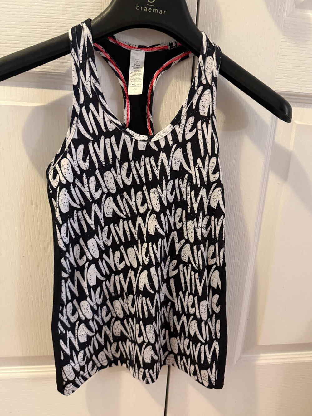 Ivivva Keep Your Cool Live Love Tank Size 8